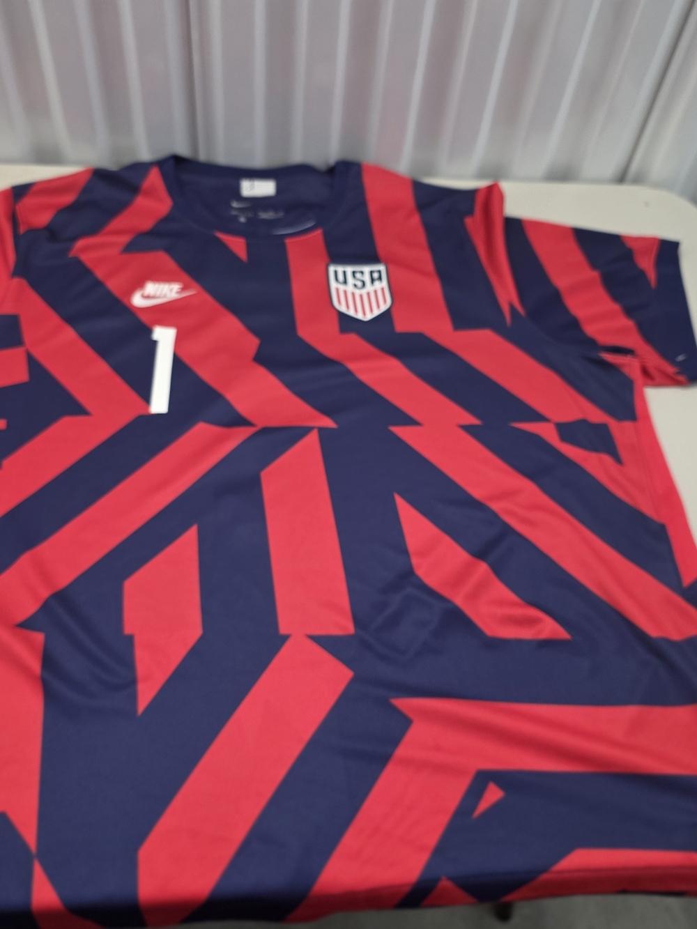 Nike USWNT Dri-Fit Jersey 2021/22 Away Blue Red Men’s Size 3XL NWOT